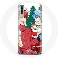 Maniacase Hoesje voor Samsung Galaxy A70 Karma en Nagisa Assassination Classroom Anime kerstdag
