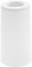 Deltafix Tampon de porte - butée de porte - blanc - caoutchouc - 75 x 40 mm - fixation à vis