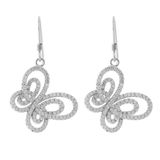 Orphelia Oorhanger Butterfly Zirconium Sterling Zilver 925
