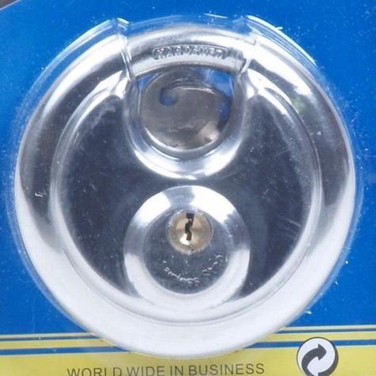 Huismerk Discusslot Zilver 90cm 1 jaar garantie