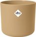 Elho B.for Soft Rond 16 - Pot de fleurs d'intérieur - 100% plastique recyclé - Ø 16 x H 15 cm - Sable doré