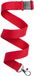 Merkloos / Sans marque Keycord/lanyard koord - 10x - rood - met sleutelhanger - 50 cm