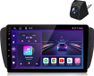 Seat Ibiza IV 6J (2009-2013) Autoradio met GPS-navigatie, 2+64GB, Android 15, Carplay, Wi-Fi, Bluetooth, USB, FM, RDS en camera