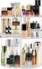 Organisateur de maquillage rotatif en acrylique sans marque - Organisateur de soins de la peau à 360° pour parfum et cosmétiques - Grande capacité réglable - Organisateur de maquillage rotatif