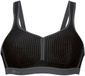 Anita - Performance Sport bh zonder beugel - Zwart/antraciet - 80F
