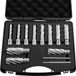 VEVOR Annulaire snijset, 13 stuks universele kernboorbeitelset, 50,8 mm snijdiepte, 11,11 mm tot 26,98 mm snijdiameter, HSS, 11 snijders, 2 pilotpen, plastic kist, voor magnetische snijders