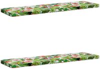 vidaXL - 2-delige Bankkussens VUGHT - 100% Polyester - Meerkleurig