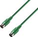 Adam Hall K3 MIDI 0300 GRN audio kabel 3 m 5-pin DIN Groen
