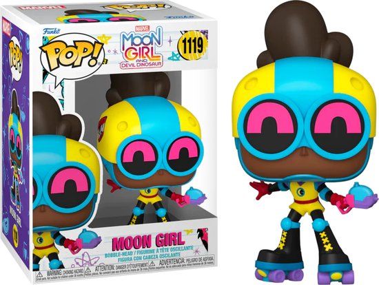 Funko Pop! Marvel: Moon Girl & Devil Dino - Moon Girl #1119 - Action Figure
