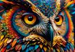 Roovi Puzzle Hibou Coloré - 1000 pièces