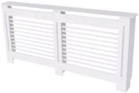 Happiq Radiatorombouw Tavien - 172x92 cm - Panneaux horizontaux - MDF - Blanc
