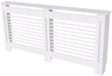 Happiq Radiatorombouw Tavien - 172x92 cm - Panneaux horizontaux - MDF - Blanc
