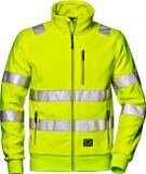 Sir Safety COMFORT Hi Vis Reflecterend Microfleece Rits Werktrui HEREN Veiligheidstrui Geel - EN ISO 20471 Klasse 2