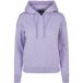 Urban Classics Biologische capuchontrui voor dames, lavendel, XS