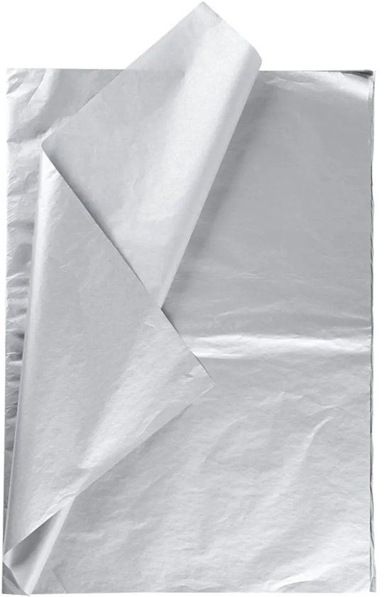 Creativ company Creativ Tissuepapier 50x70 cm Zilver 6 vel