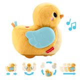 Fisher-Price 4-in-1 Knuffel en Kruip Eend