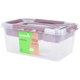 Keeeper boîte de rangement, 4,2 l, couvercle avec poignée, 29 x 19 x 12,4 cm, collection Hubert