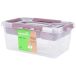 Keeeper boîte de rangement, 4,2 l, couvercle avec poignée, 29 x 19 x 12,4 cm, collection Hubert