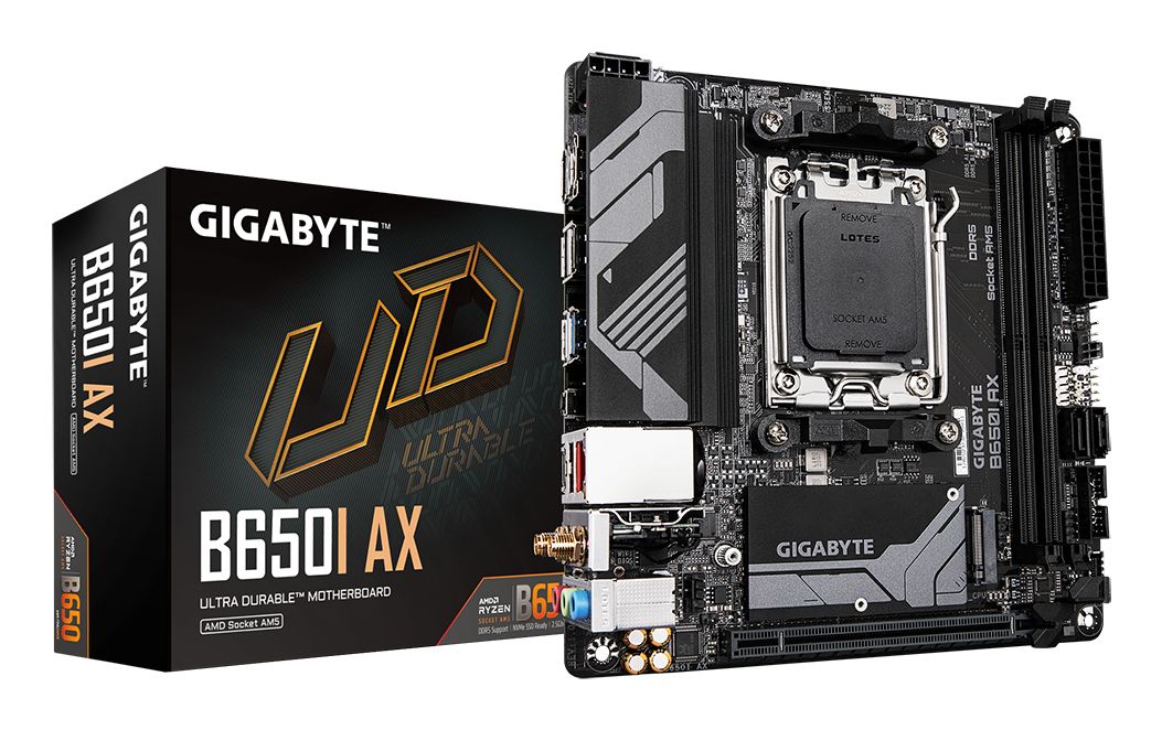 GIGABYTE B650I AX - Mini-ITX Moederbord - AMD B650 - Socket AM5