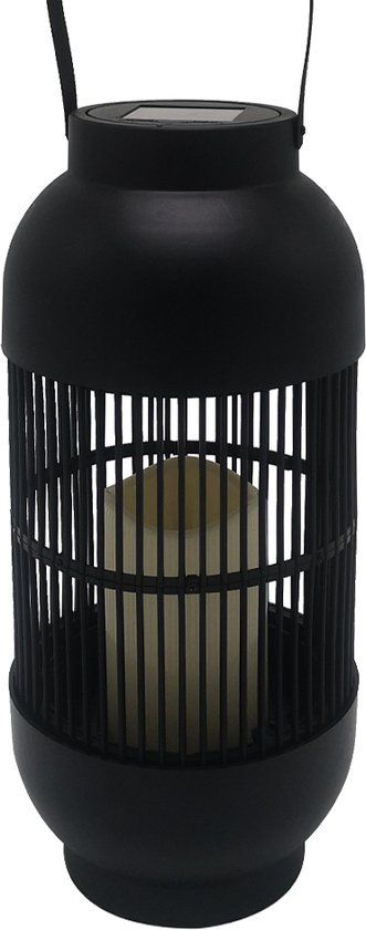 RexTech Solar Buitenlamp Matisse - Ovaal - Zwart - LED - Zonne-energie - IP44