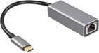 MaxTrack USB-C naar RJ45 LAN adapter | USB3.0 | CAT6 | aluminium | 0,15 meter