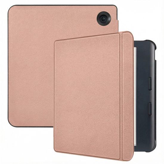 imoshion Ploonk B.V. Ereader Hoes - Geschikt voor Kobo Libra Colour - Rosé goud