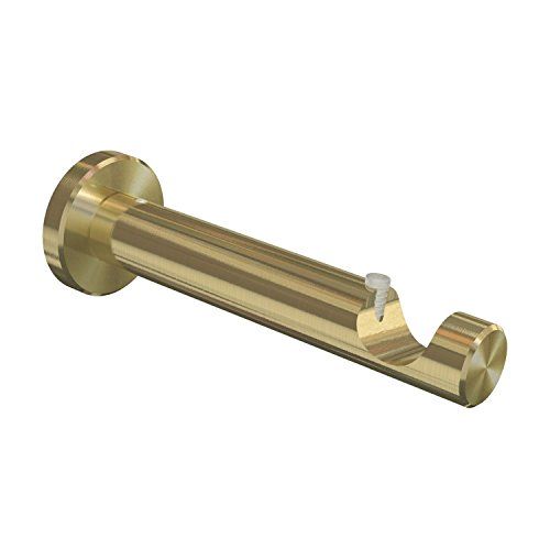 Flairdeco Draagring open voor 20 mm Ø gordijnroede, 1-voudig, messing mat