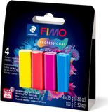 FIMO professional - colour pack - ovenhardende boetseerklei - set "true colours" met 4 halve blokken