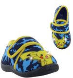 Leomil Pokémon - Pantoffels kinderen voor jongens - Pikachu Sloffen kind met klittenbandsluiting - Schoenen van 2 tot 8 jaar - Maat 30 - Blauw