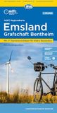 BVA KOMPASS Freytag & Berndt BVA ADFC Regionalkarte Emsland, Grafschaft Bentheim mit Knotenpunkten 1:75.000