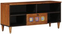 vidaXL TV-kast Walnotenhout 100 x 33 x 46 cm