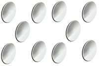 cyclingcolors 10 x afdekkappen zelfklevend verchroomd chroom zilver kleur 13 mm kast plank boorgat afdekking om te plakken beschermkappen