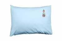 Bona Basics Decoratieve kussenhoes Lichtblauw 50x35 cm