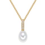 Valero Pearls Ankerketting 925 zilver 42 cm wit