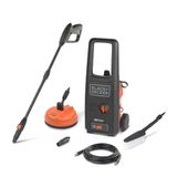 Black+Decker BXPW1500PE Hogedrukreiniger met Patio Cleaner en Vaste Borstel (1500 W, 120 Bar, 390 l/u)