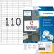 HERMA Etiket 4210 38.1x12.7mm verwijderbaar wit 2750stuks