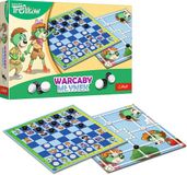 Trefl gry Warcaby Młynek Rodzina Treflików