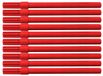 OFFICE products Kantoorstiften, 10 stuks, rood