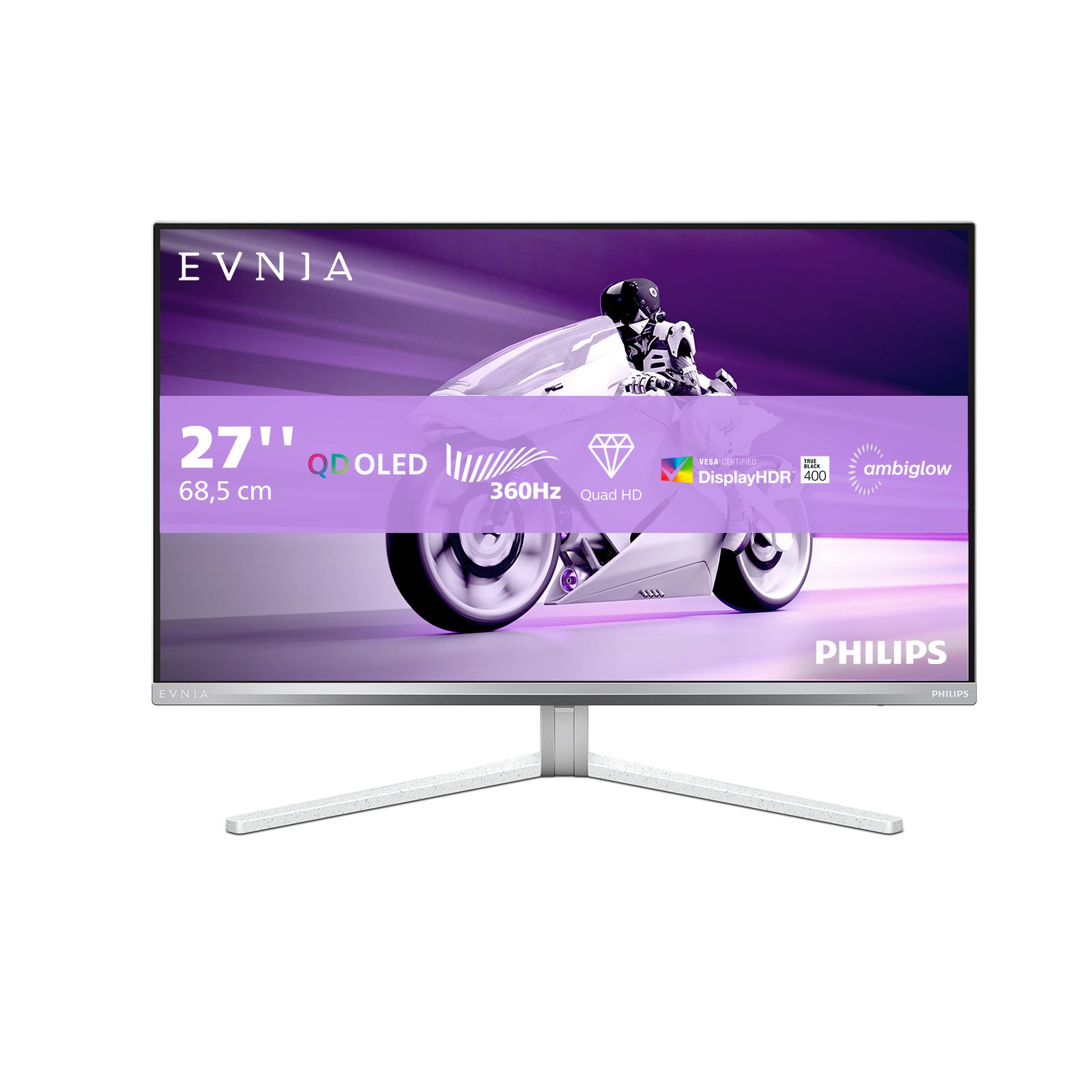 Philips Evnia 8000 27M2N8500 - 27" QHD QD-OLED Gaming Monitor - 360Hz
