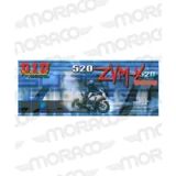 DID 520ZVM-X CHAIN (Gold & Gold) - Length: 122 links with rivet joint (ZJ)