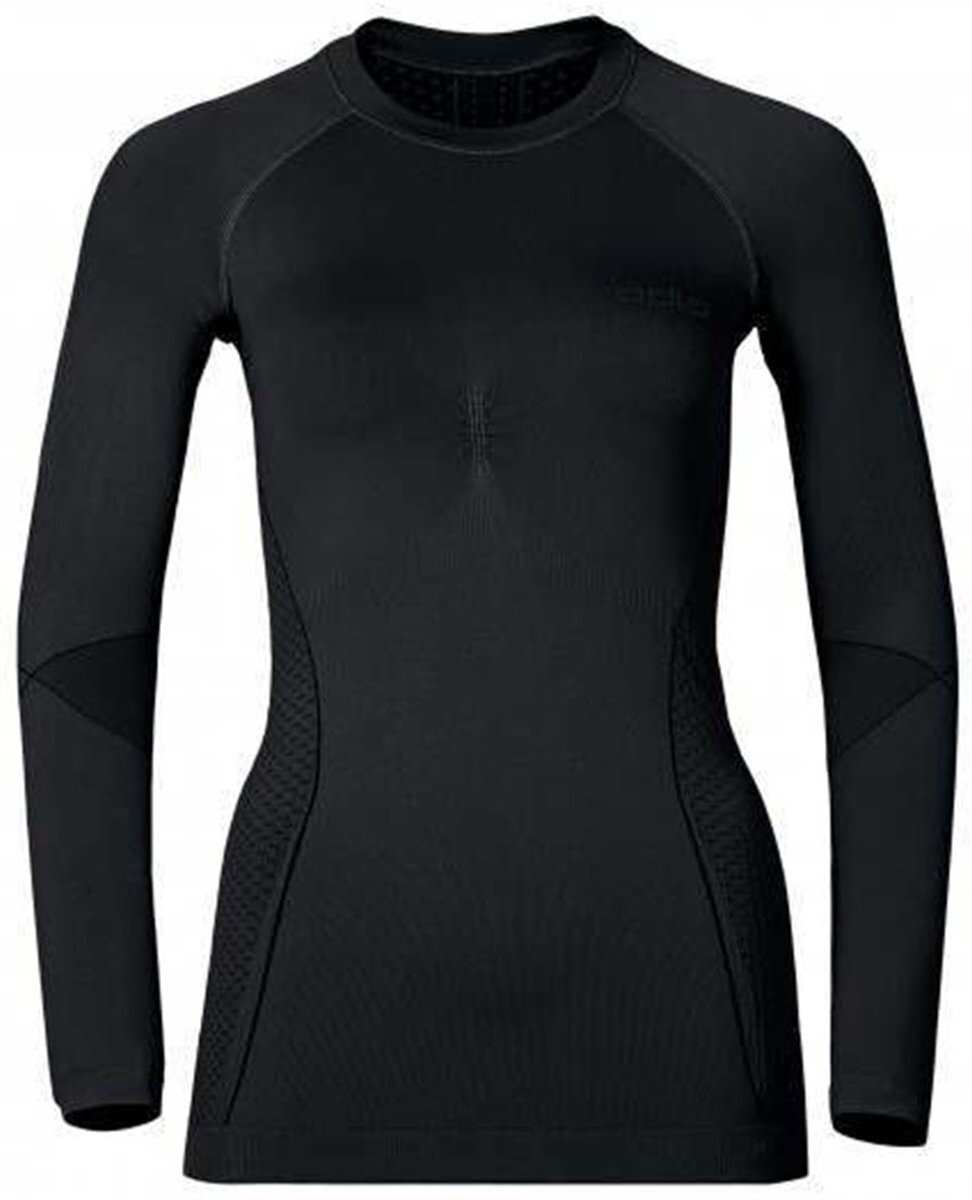 ODLO Evolution Warm - Sportshirt - Dames - Zwart - Maat L