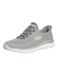 Skechers Arch Fit Summits Kynor polyester herensneakers, grijs/limoen
