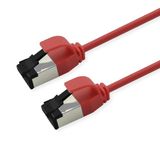 Roline U/FTP patchkabel Cat.8 (Klasse I), dun, LSOH, rood, 0,5 m