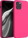 kwmobile telefoonhoesje geschikt voor Apple iPhone 12 / iPhone 12 Pro - Back cover in neon roze