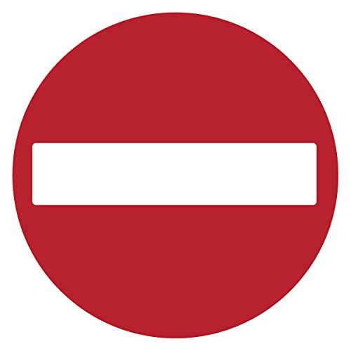 Ambiance Sticker Ronde stickers - Ø 25 cm - Zelfklevend - Waterbestendig - NF ISO7010