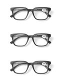 Croon Set van 3 Premium Leesbrillen SQUARE - Sterkte +1.00 - Black Velvet
