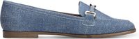 Tamaris Dames Instappers 1-24240-44 802 Blauw Leer Maat 38 EU