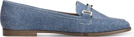 Tamaris Dames Instappers 1-24240-44 802 Blauw Leer Maat 38 EU