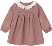 Vertbaudet Babypakje met jurk in fluweel / velours + panty's