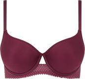 Chantelle Soutien-gorge à armatures - Play Covering - soutien-gorge à mémoire de forme - 80B - Rouge